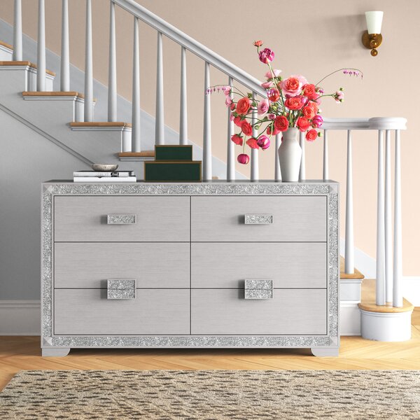 Silver shop glitter dresser